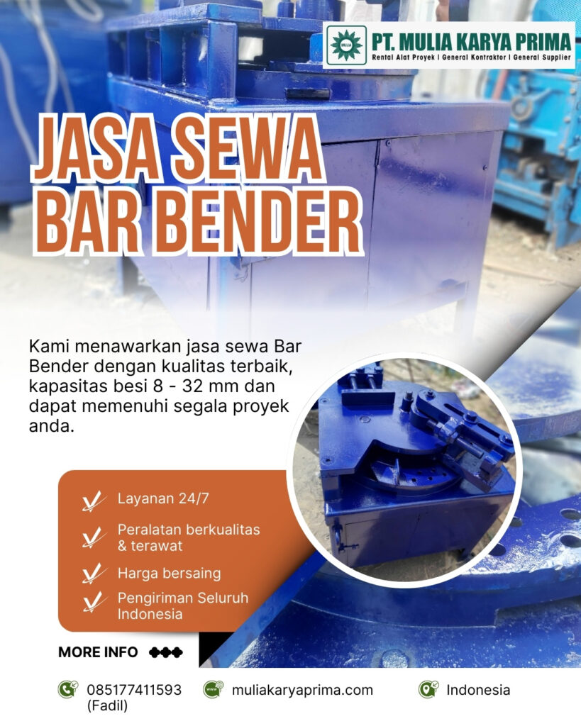 Sewa Bar Bender sekarang! Website: https://muliakaryaprima.com/